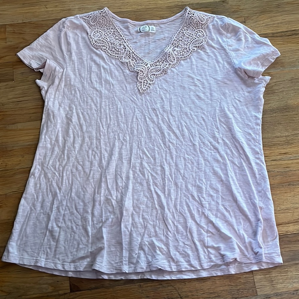 Light pink top